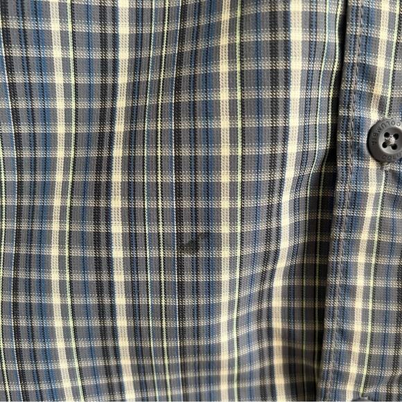Columbia Men’s Striped Button Front Long Sleeve Outdoor Shirt Vented Mesh Medium - Picture 6 of 11